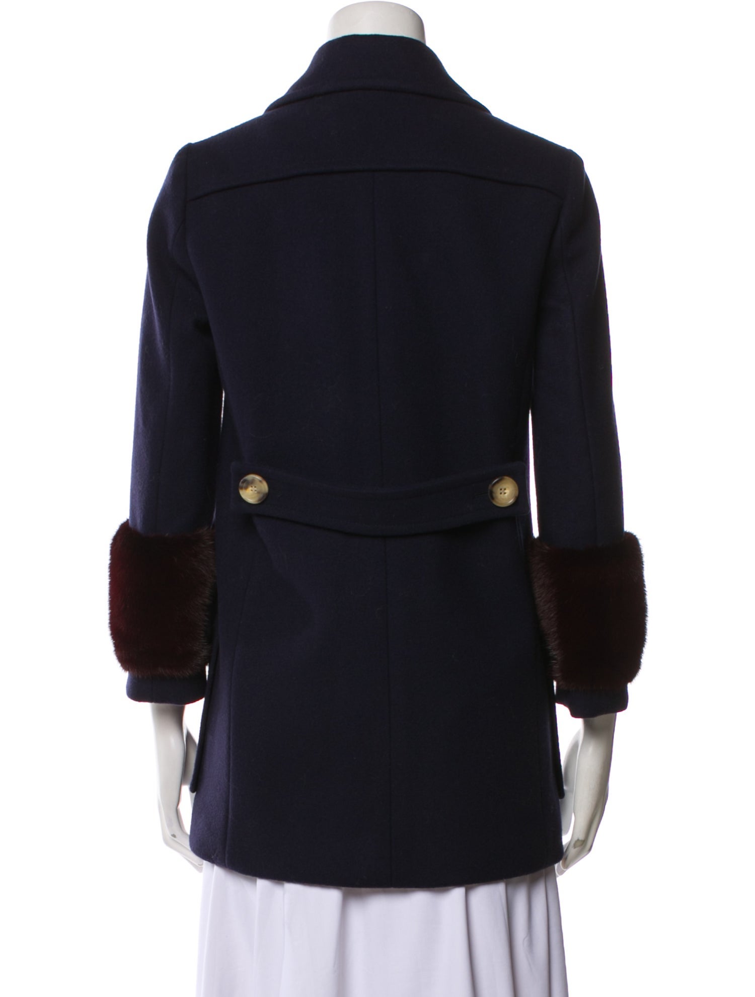 Gucci Wool Fur Coat